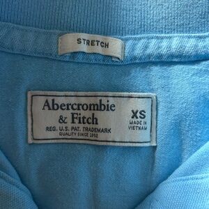 Abercrombie & Fitch Blue Stretch Shirt